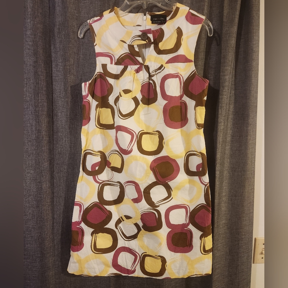 Max & Cleo Multicolor Geometric Mini Dress